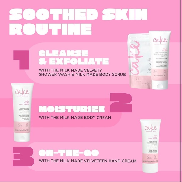 Cake Naturally Luxe Beauty Milk Made Velveteen Hand Cream NWOB - Picture 7 of 9